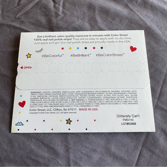 *Retired* Color Street: Glitterally Can’t (Petite) | Pink Barbie Glitter Sparkle - Picture 4 of 11